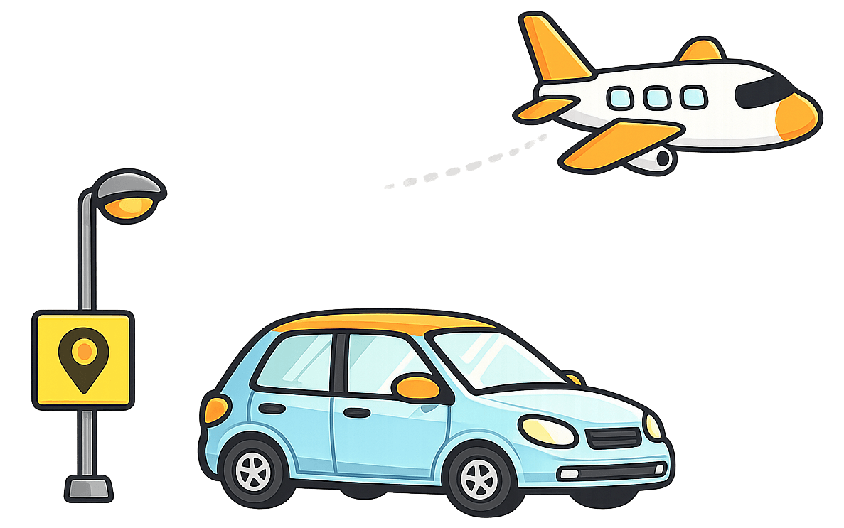 Parkeren op de luchthaven